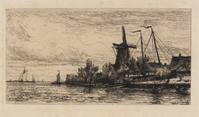 KG 08903
<br/>
Sketches of Holland: On the Maas, near Dordrecht
<br/>
<em>Storm van 's-Gravesande, Carel Nicolaas (1841-1924)</em>